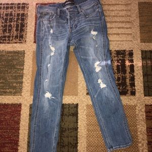 Hollister ripped jeans